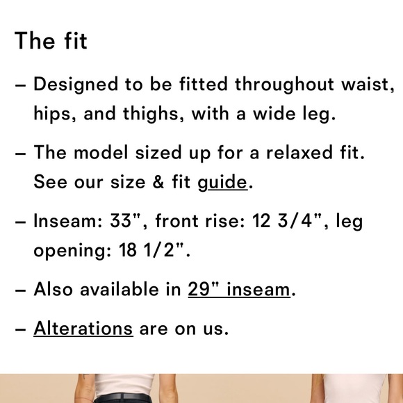 Reformation Black Wilder Jean in Size 26 - Picture 3 of 6